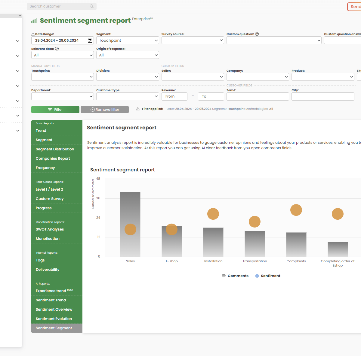 AI Sentiment Segment Report 8 Sentiment Segment Report